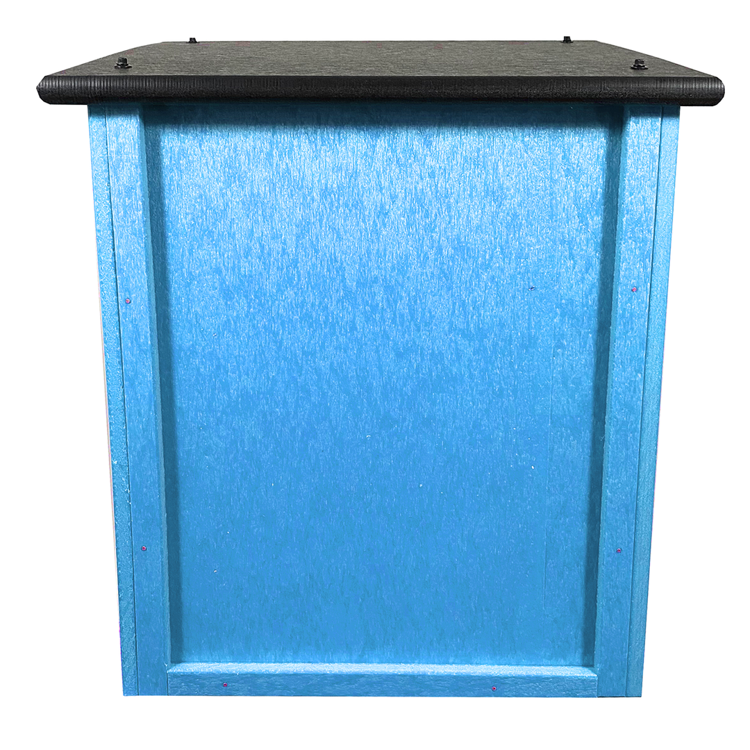 Composite Two Story Light Blue Kit Little Free Library