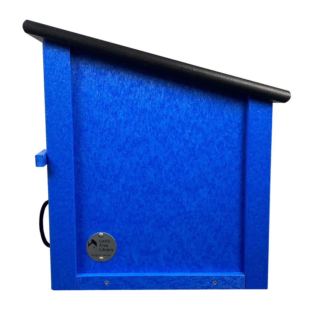 Composite One Story Blue Little Free Library