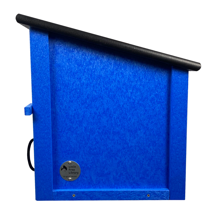 Composite One Story Blue Little Free Library