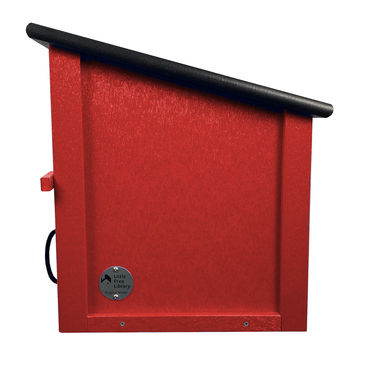 Composite One Story Red Little Free Library