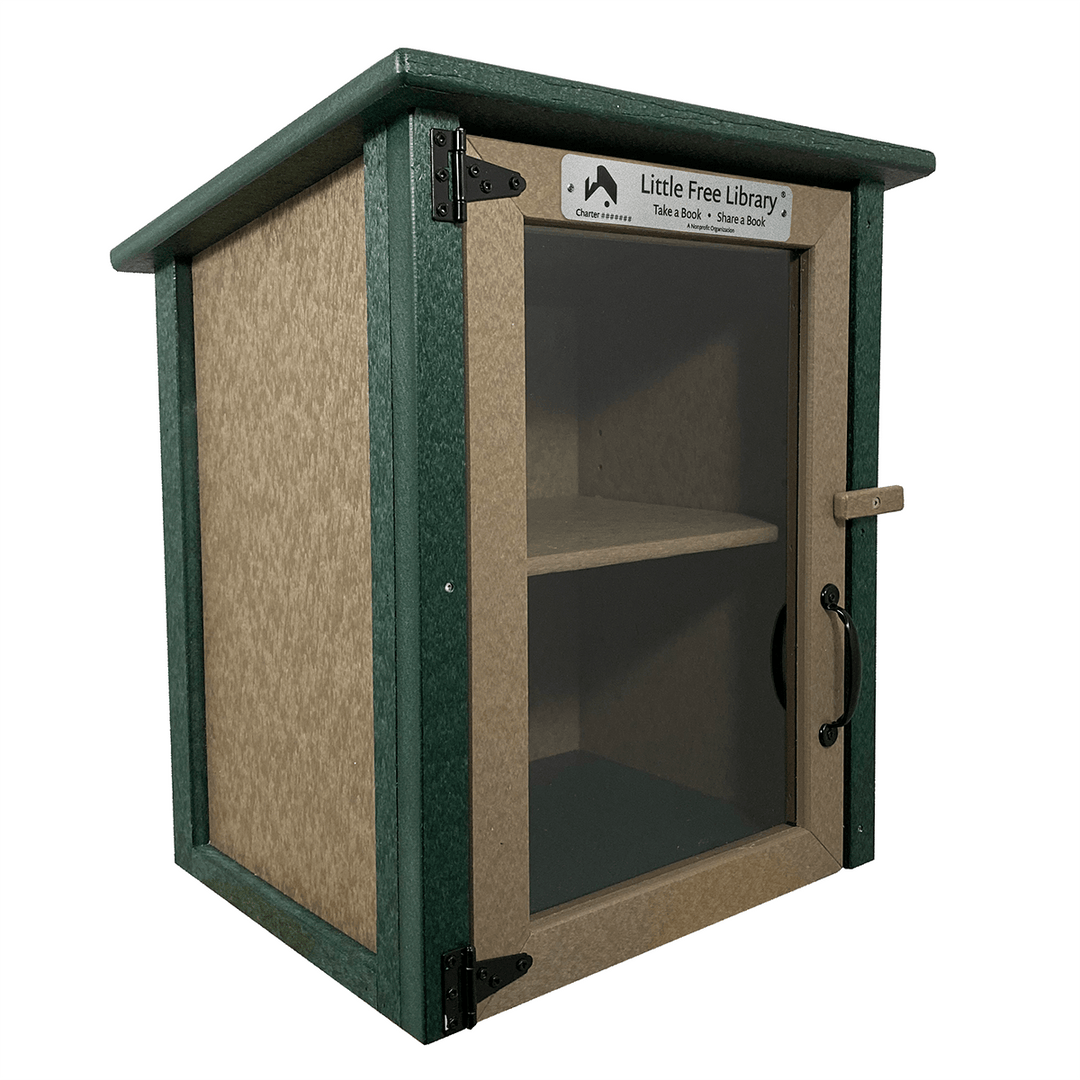 Empty Composite Two Story Forest Little Free Library