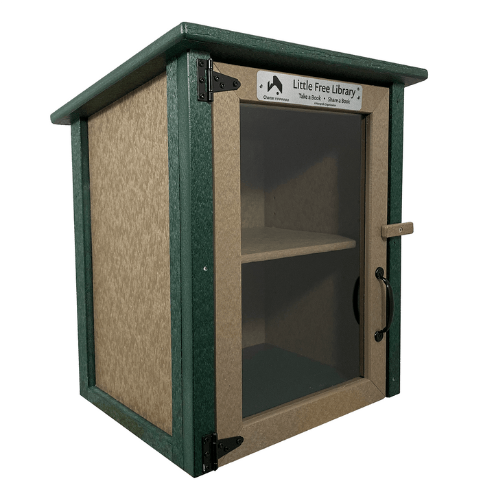 Empty Composite Two Story Forest Little Free Library