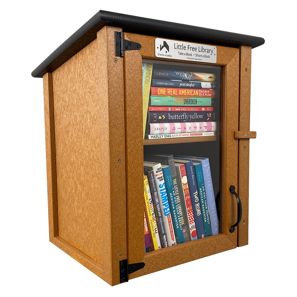 Composite Two Story Cedar Kit Little Free Library