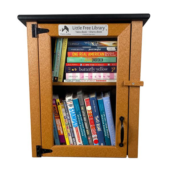 Composite Two Story Cedar Little Free Library