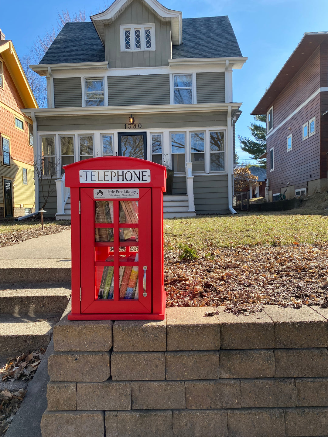 Telephone Booth Little Free Library