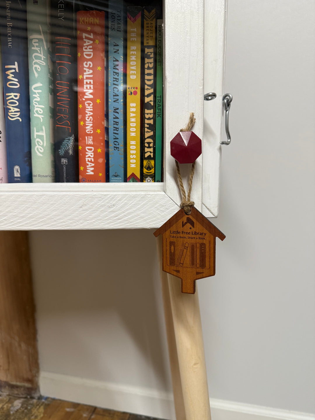 Little Free Library Wooden Ornament