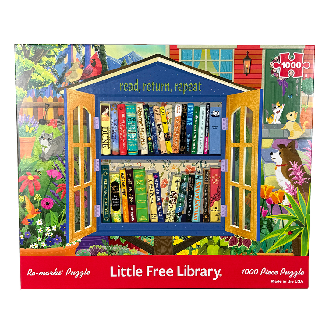 Library Puzzle Prontable Little Free Library® 1000-Piece Jigsaw Puzzle