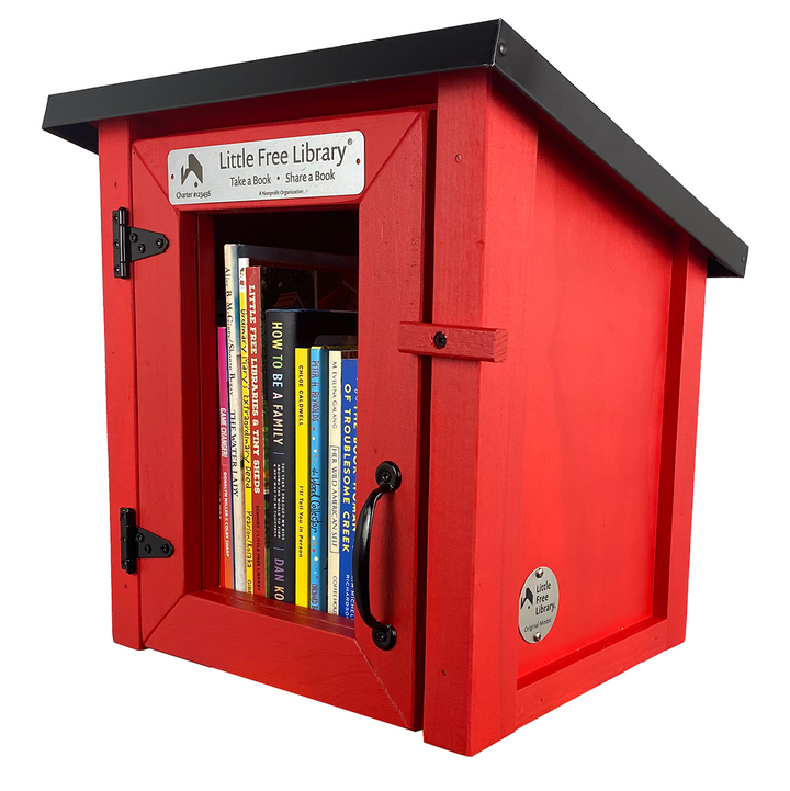 Mini Shed Red Little Free Library