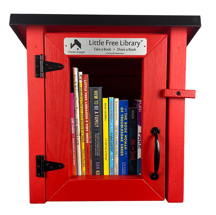 Mini Shed Red Little Free Library