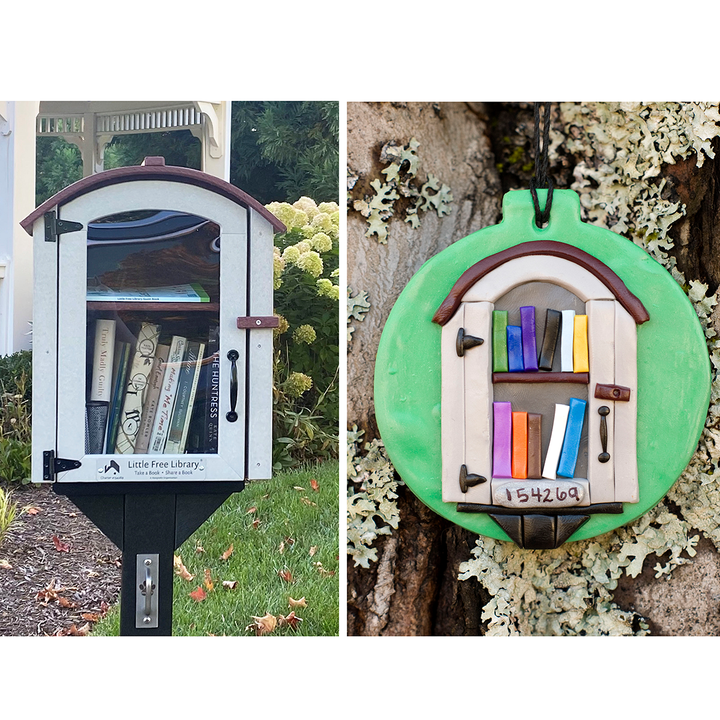 Little Free Library Custom Ornament