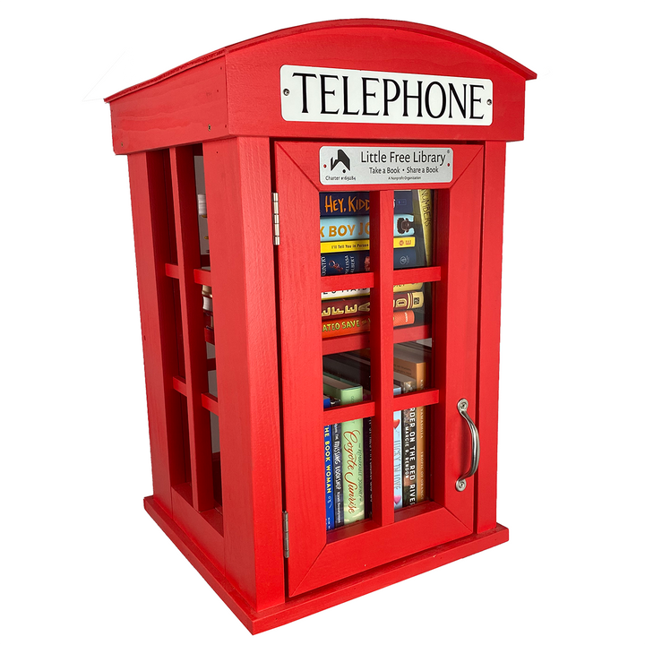 Telephone Booth Little Free Library