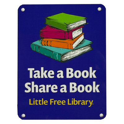 Free Library Book Sign Take a Book Share a Book Sign – Little Free Library