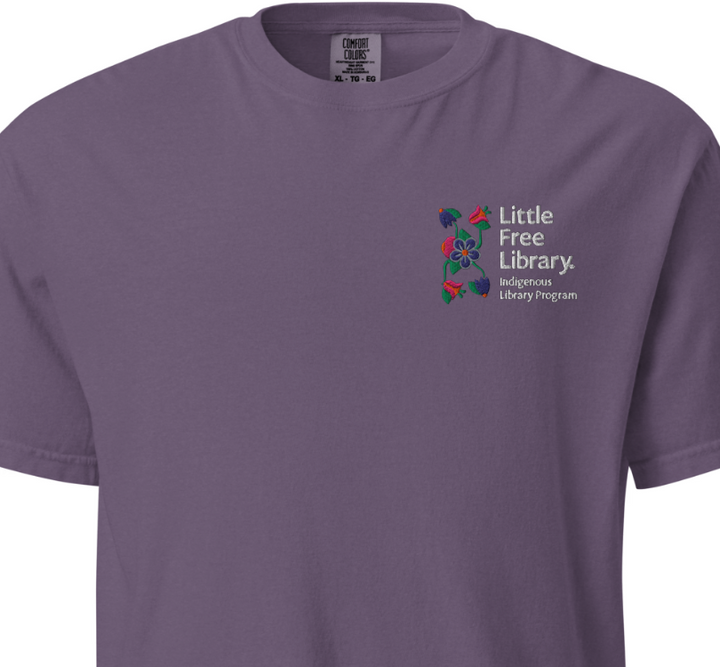 Floral-Embroidered Heavyweight Tee