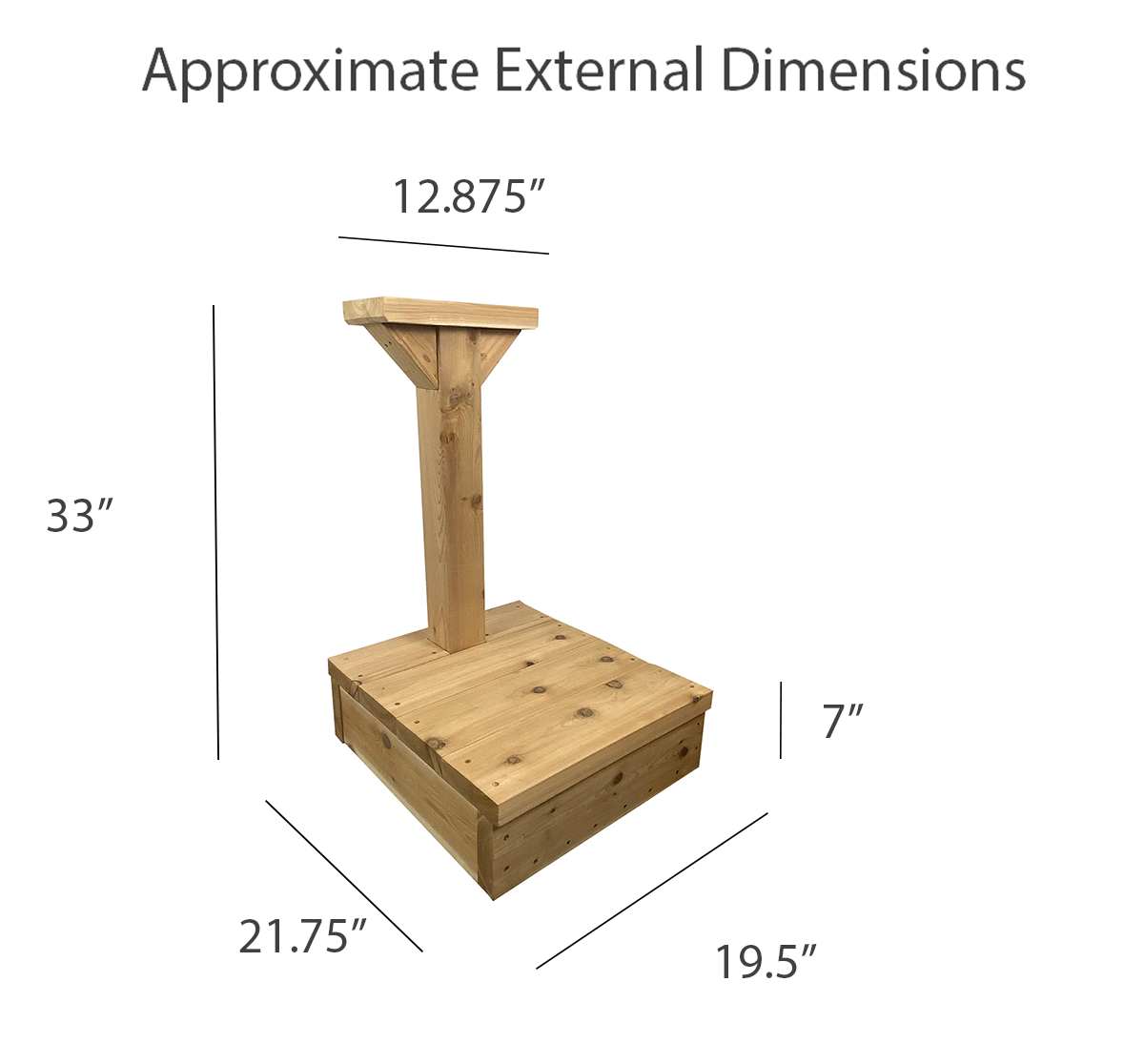 Step Stool Library Post and Topper – Little Free Library