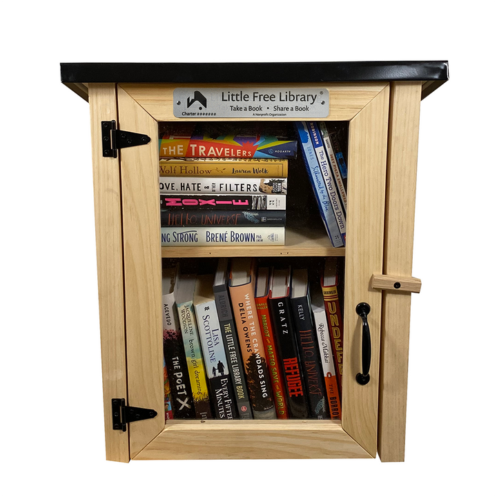 Two Story Shed Unfinished Kit Little Free Library, Front View
