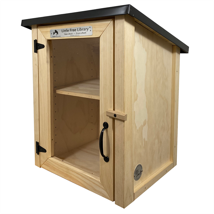 Two Story Shed Unfinished Kit Little Free Library, Empty
