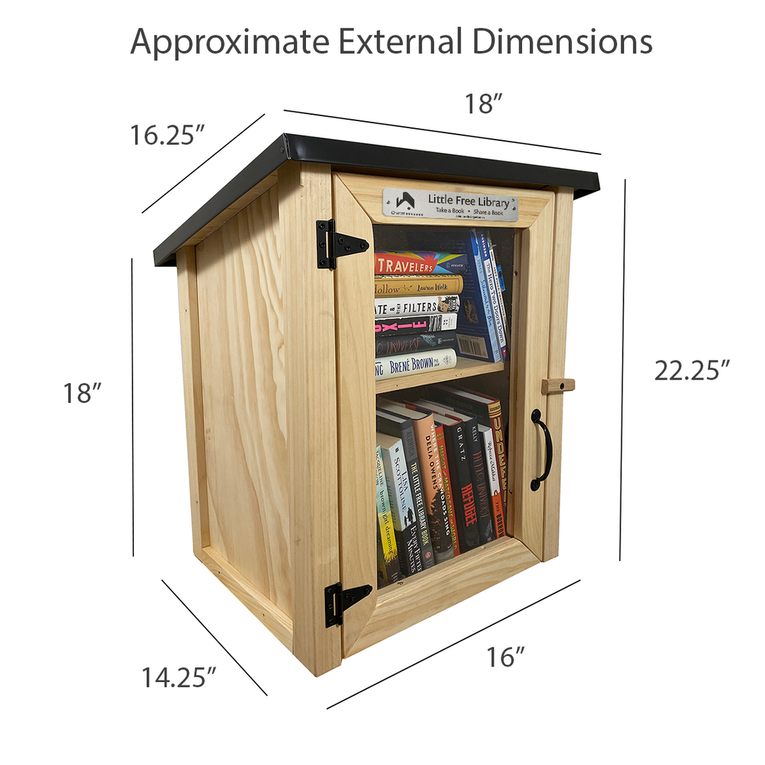 Two Story Shed Unfinished Kit Little Free Library Dimensions