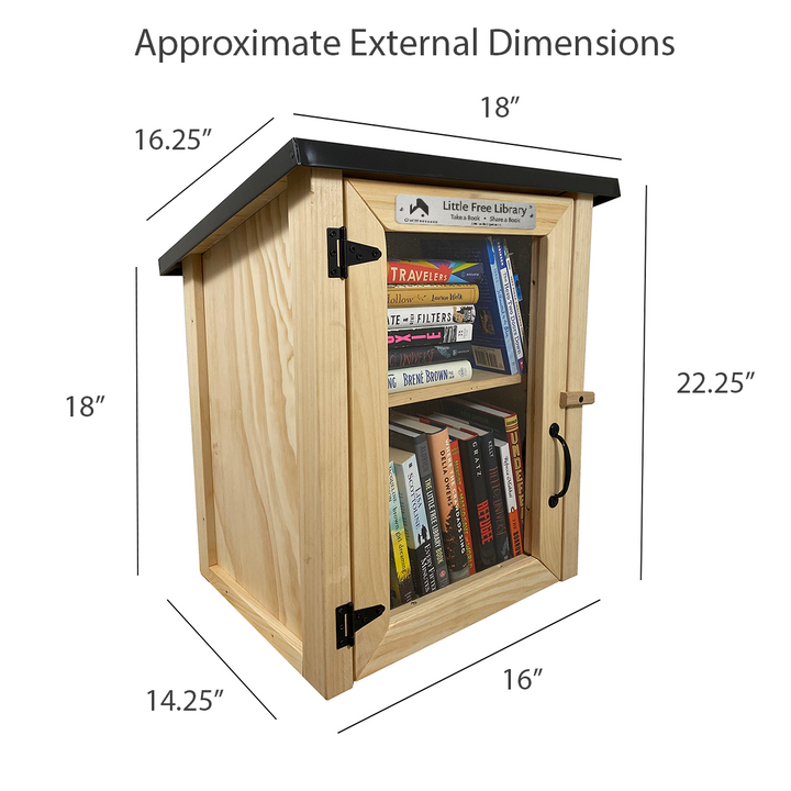 Two Story Shed Unfinished Kit Little Free Library Dimensions