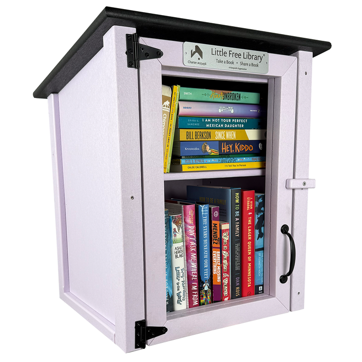 Composite Two Story Lavender Little Free Library