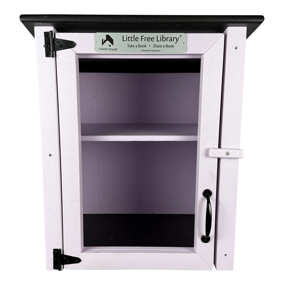 Composite Two Story Lavender Little Free Library