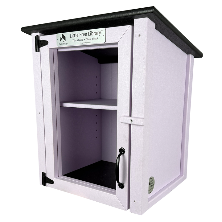 Composite Two Story Lavender Little Free Library