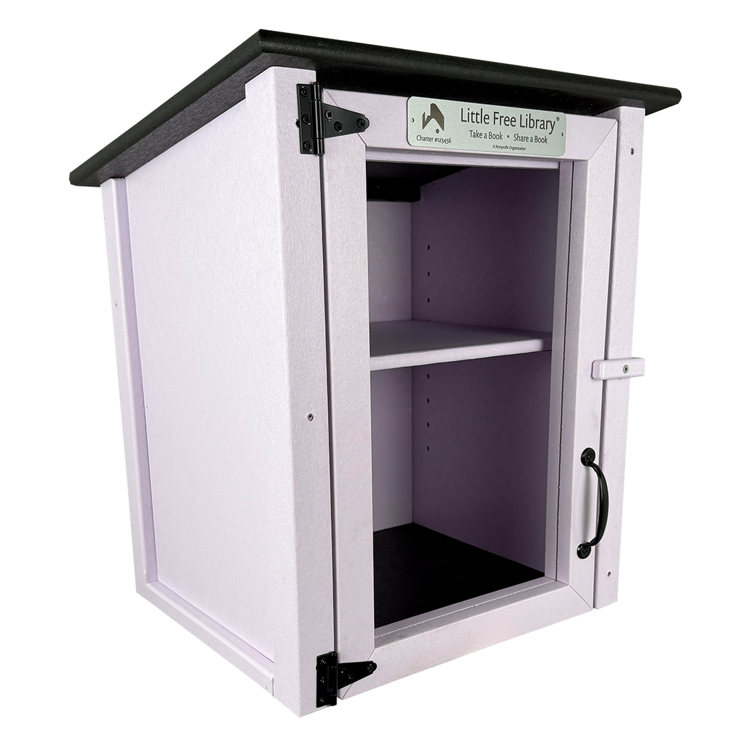 Composite Two Story Lavender Little Free Library