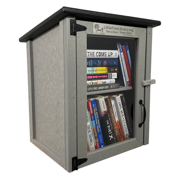 Composite Two Story Gray Kit Little Free Library