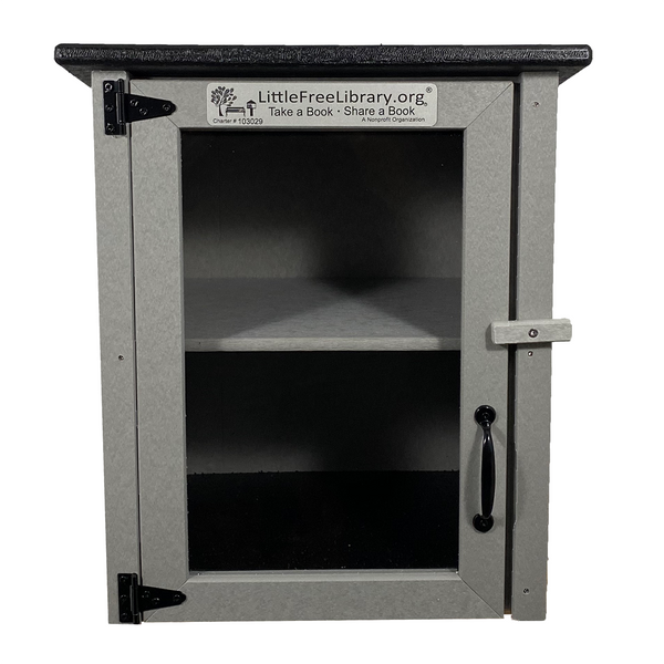 Composite Two Story Gray Kit Little Free Library