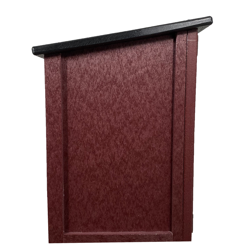 Composite Two Story Maroon Little Free Library