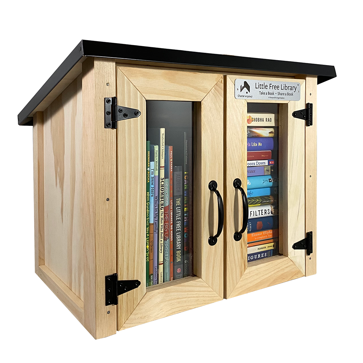 Double Door Cottage Kit Unfinished Little Free Library