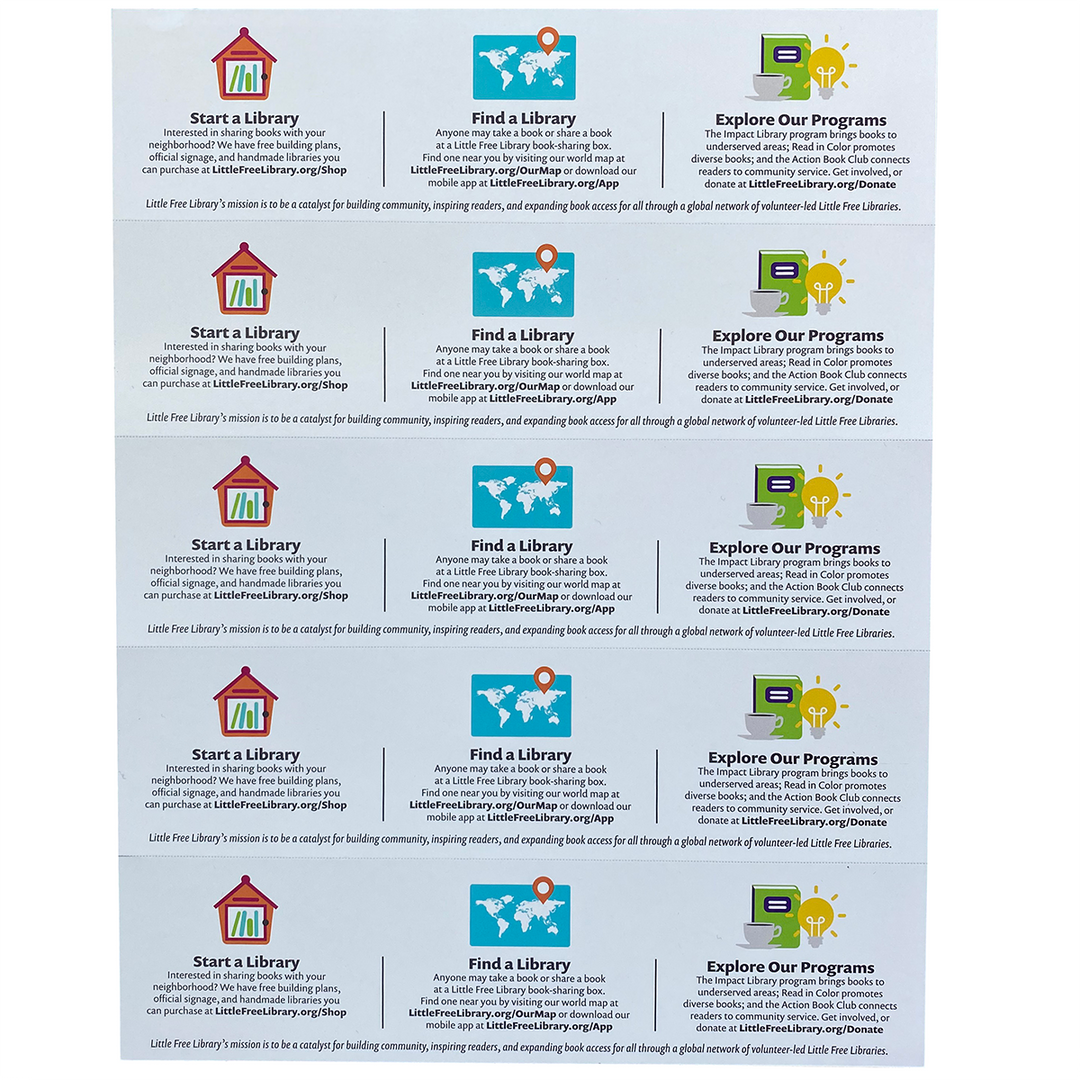 Little Free Library Bookmark Bundle little-free-library-bookmark-bundle