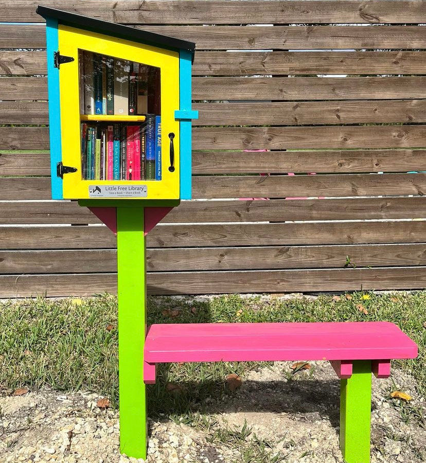 Bench For Library Add On Bench – Little Free Library