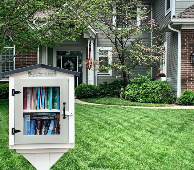Two Story Gable Unfinished Little Free Library