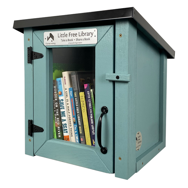Mini Shed Light Blue Kit Little Free Library