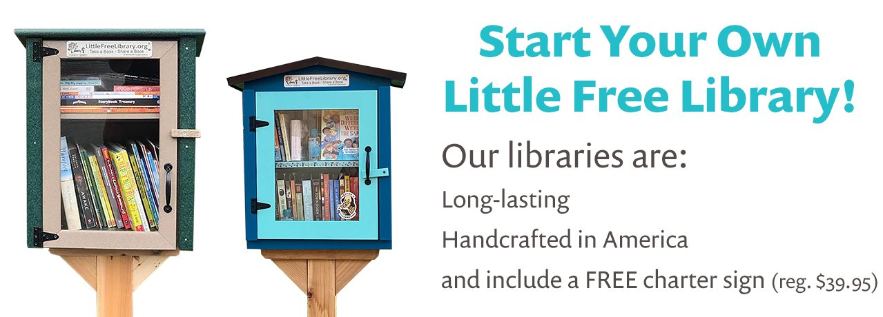 Little Free Library Shop - Libraries, Accessories, Apparel and More